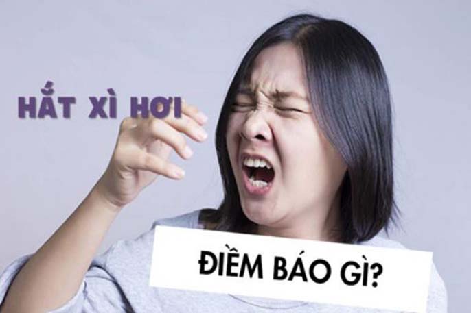 Bị nhảy mũi hoài có điềm gì không?