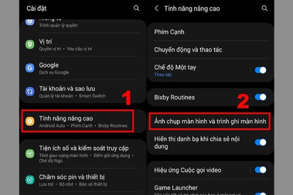 Cách quay màn hình Samsung không cần dùng đến app thứ ba