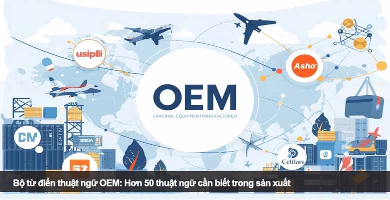 Bộ từ điển thuật ngữ OEM: Hơn 50 thuật ngữ cần biết trong sản xuất 